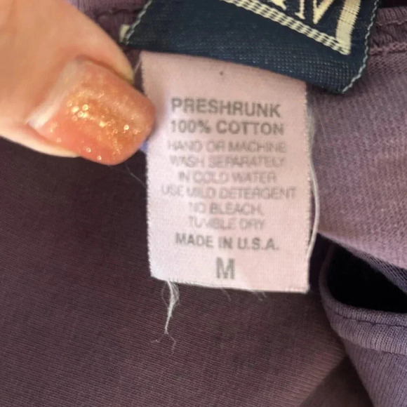 Viva City Purple Dusty Lavender Casual Fish Print 100% Cotton Maxi Dress Size M - Picture 2 of 10